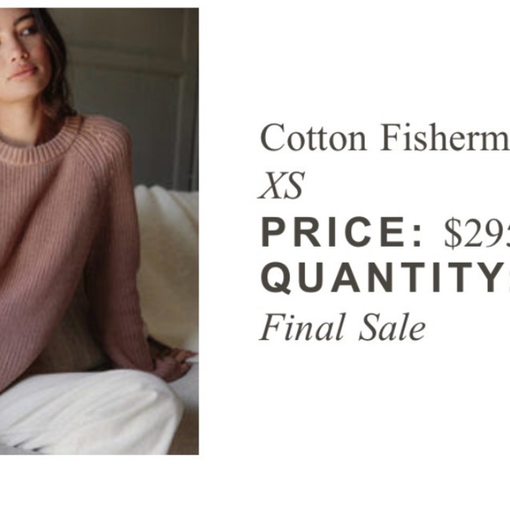 Jenni Kayne Cotton Crew Neck Sweater - Mauve